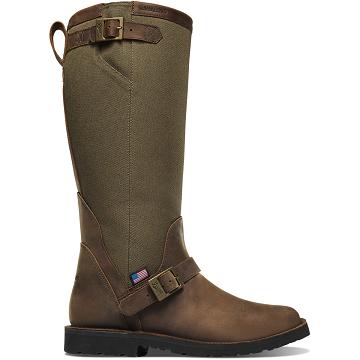 Botas De Caza Danner San Angelo Snake Boot 17" Square Puntera Hombre Marrom | MX1302TV