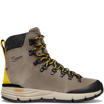 Botas Montaña Danner Arctic 600 Side-Zip 7" 200G Mujer Verde Oliva Amarillos | MX1615YU