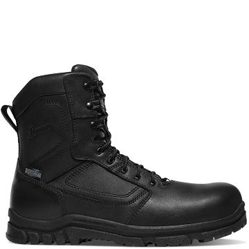 Botas Tácticas Danner Lookout EMS/CSA Side-Zip 8" Composite Puntera (NMT) Hombre Negros | MX1403WY