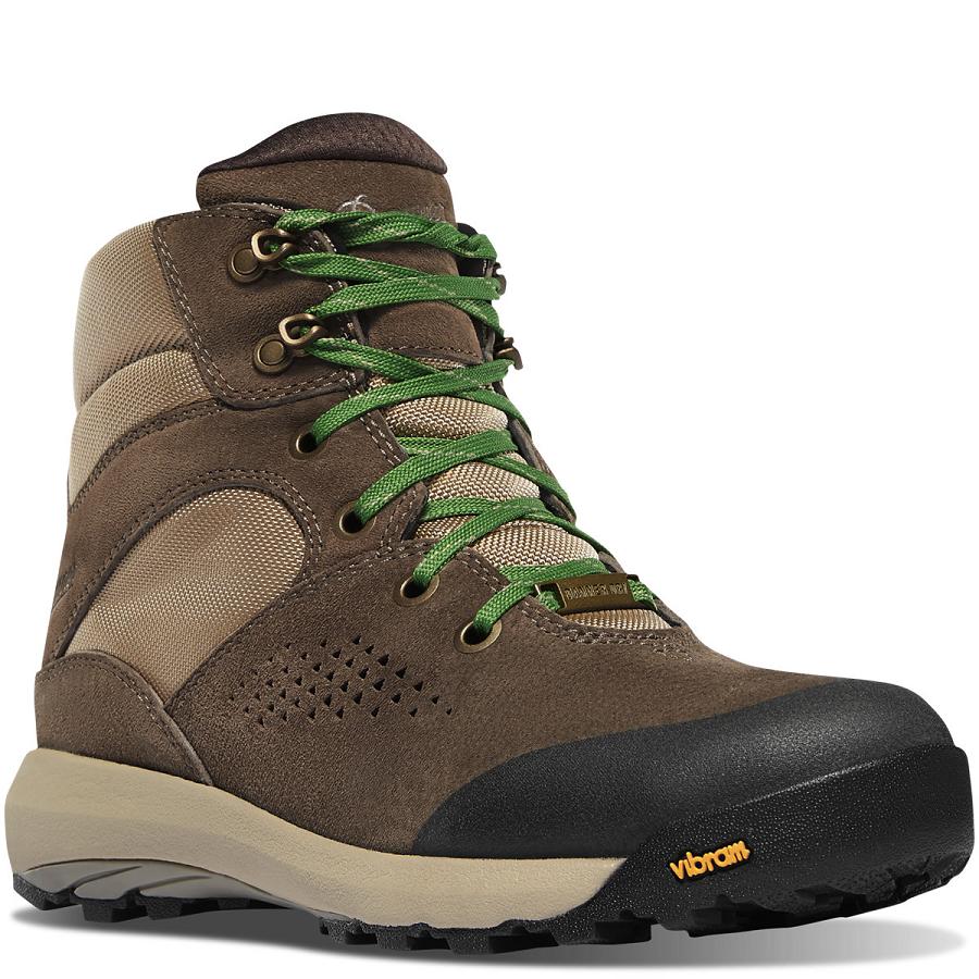 Botas Danner Inquire Mid Mujer Marrom Verdes | MX1587RW