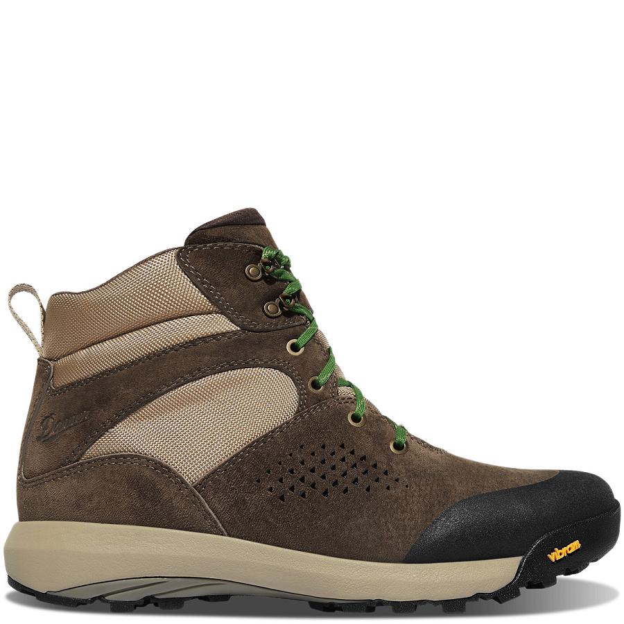 Botas Danner Inquire Mid Mujer Marrom Verdes | MX1587RW