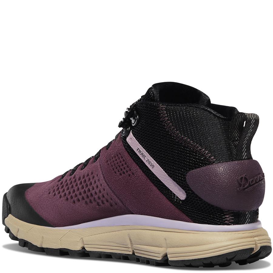 Botas Danner Trail 2650 GTX Mid Mujer Negros Morados | MX1572GL