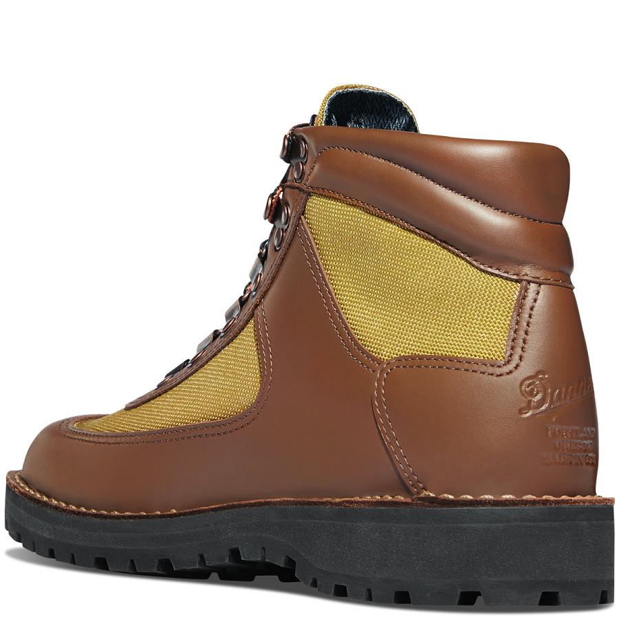 Botas De Trabajo Danner Feather Light Hombre Cafes | MX1124OR