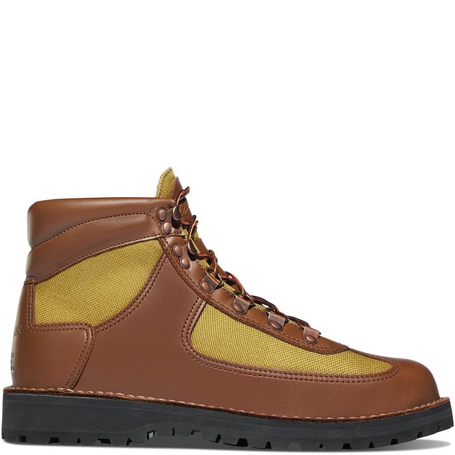 Botas De Trabajo Danner Feather Light Hombre Cafes | MX1124OR