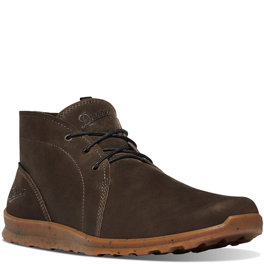 Botas De Trabajo Danner Forest Chukka Hombre Chocolate | MX1150OR