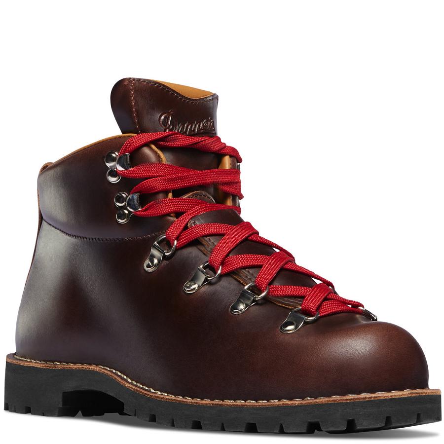 Botas De Trabajo Danner Mountain Trail Hombre Vino | MX1175IS