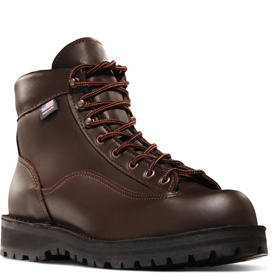 Botas Montaña Danner Explorer All-Cuero Mujer Cafes | MX1604XF