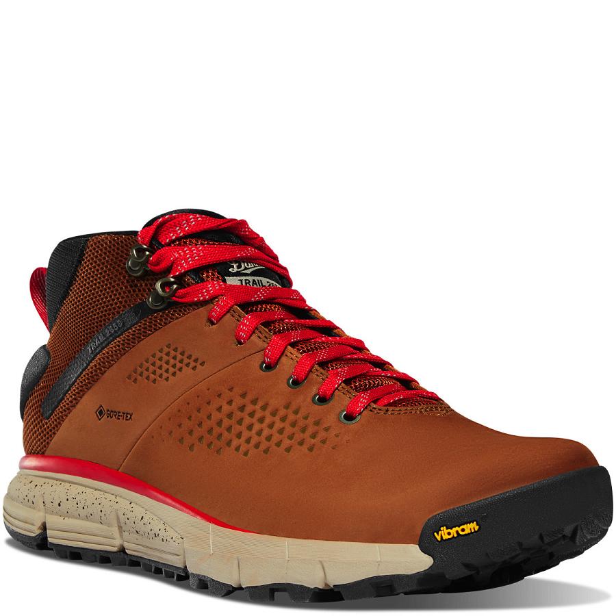 Botas Montaña Danner Trail 2650 Mid GTX Hombre Marrom Rojos | MX1263KI