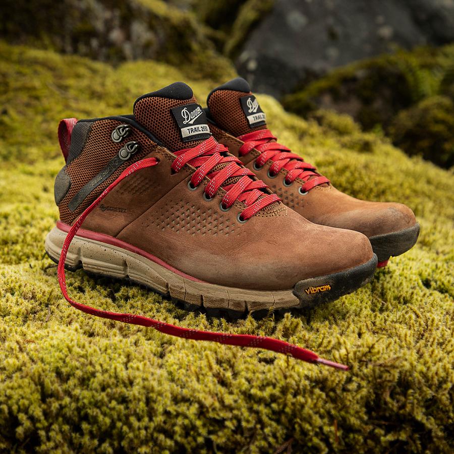 Botas Montaña Danner Trail 2650 Mid GTX Hombre Marrom Rojos | MX1263KI