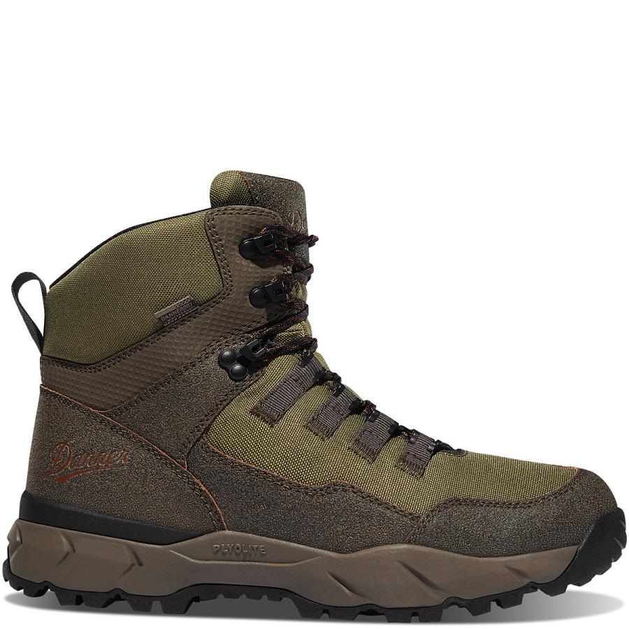 Botas Montaña Danner Vital Trail Hombre Marrom Verde Oliva | MX1233FM