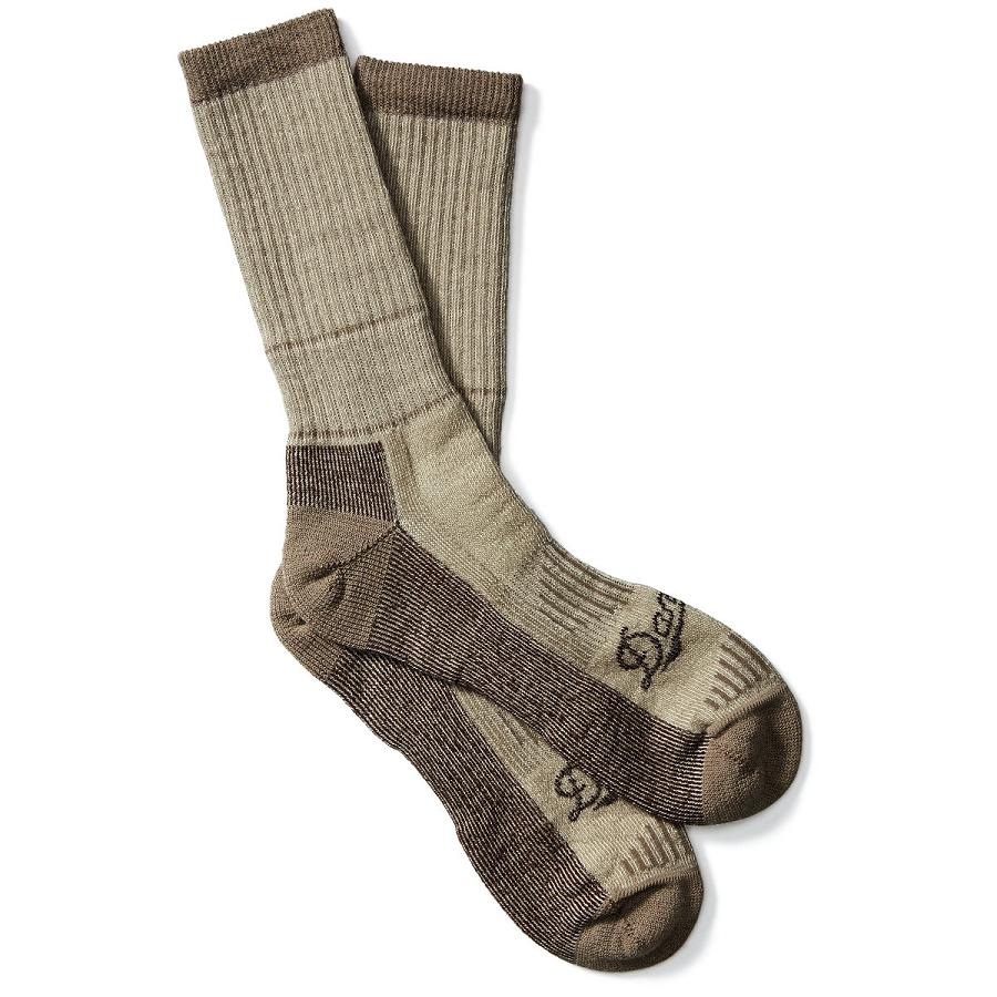 Calcetines Danner Merino Midweight Hunting Socks Crew Hombre Marrom | MX1097IS