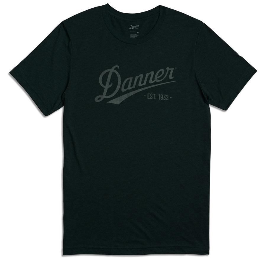 Ropa Danner Distressed Logo SS Tee Hombre Turquesa Verdes | MX1037MA