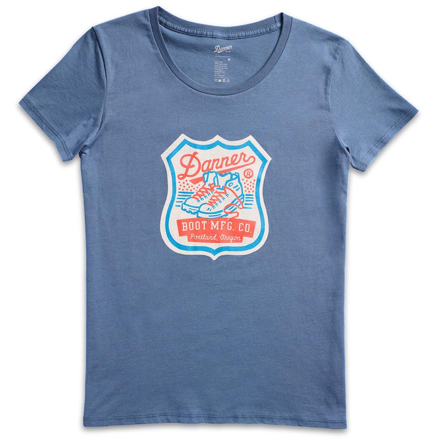 Ropa Danner Emblem Tee Mujer Azules | MX1461IS