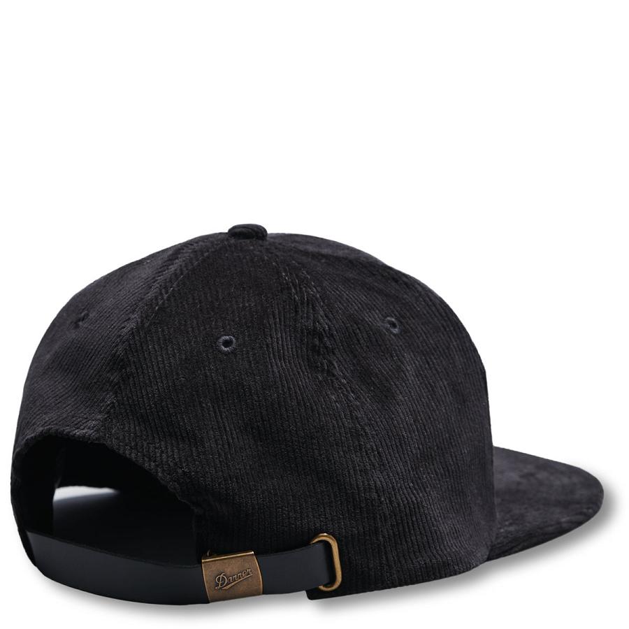 Sombreros Danner Corduroy Logo Cap Hombre Negros | MX1057ZG