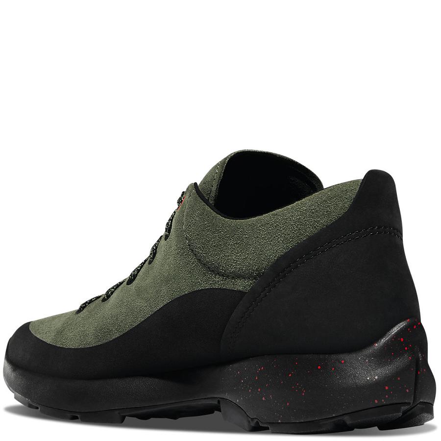 Tenis Senderismo Danner Caprine Low Gamuza Hombre Verde Oliva | MX1273WY