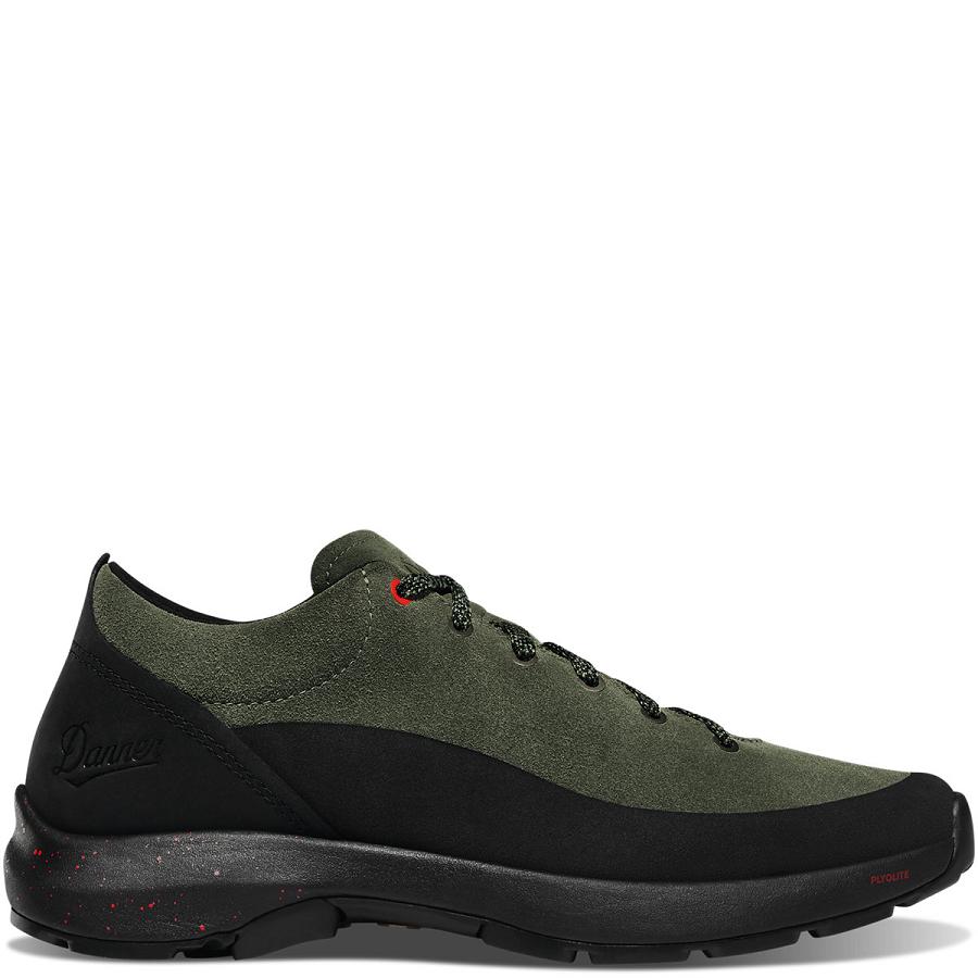 Tenis Senderismo Danner Caprine Low Gamuza Hombre Verde Oliva | MX1273WY