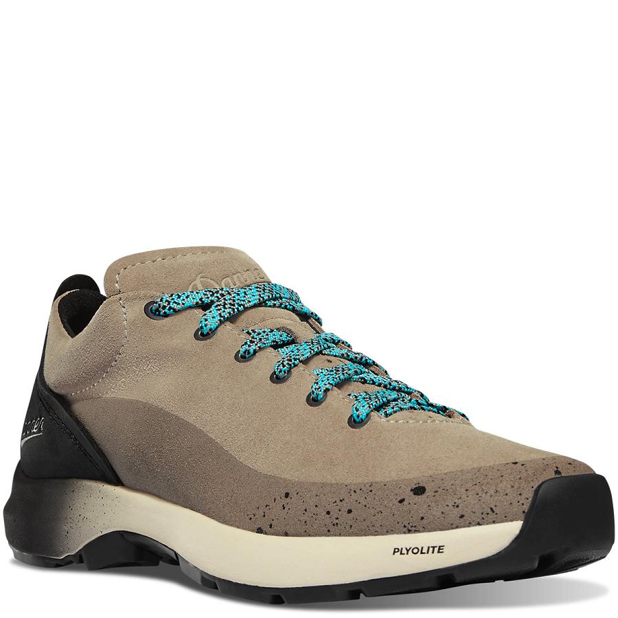 Tenis Senderismo Danner Caprine Low Gamuza Mujer Grises Marrom | MX1681ZG