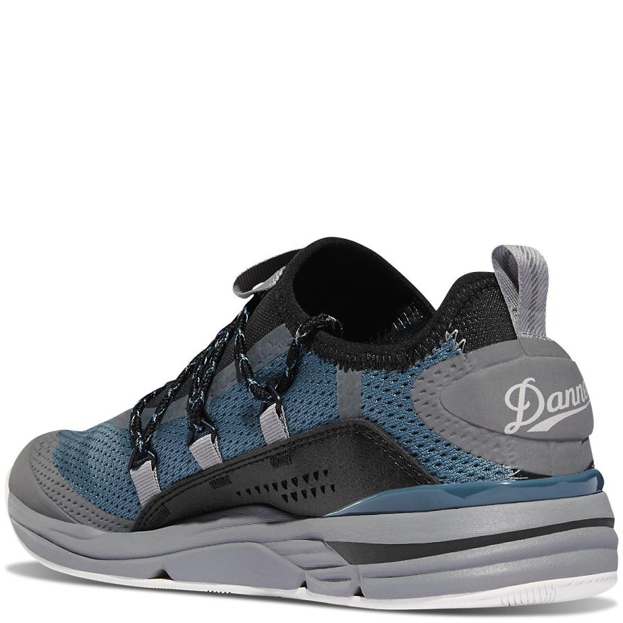 Tenis Senderismo Danner Rivercomber Hombre Azules Grises | MX1274EX