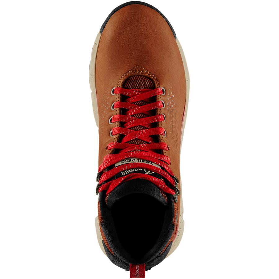 Tenis Senderismo Danner Trail 2650 Mid GTX Mujer Marrom Rojos | MX1658VD