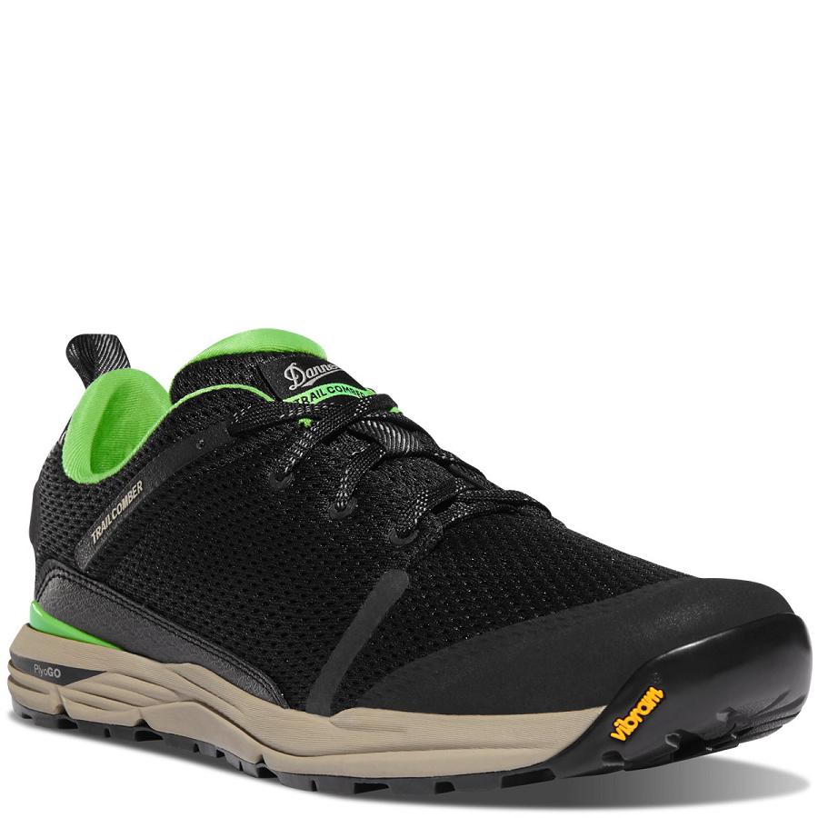 Tenis Senderismo Danner Trailcomber Hombre Negros Verdes | MX1275RW